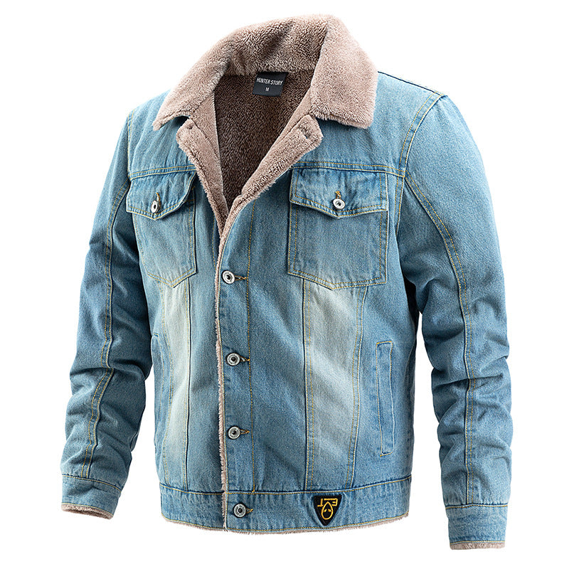Herren Denimjacke mit Teddyfutter Echo Archiv