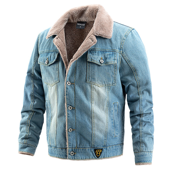 Herren Denimjacke mit Teddyfutter Echo Archiv