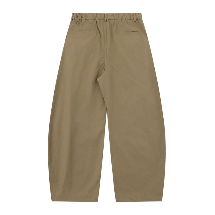 Damen High-Waist Cropped-Cargo-Hose mit abgesteppten Paneelen und Tunnelzug Echoarchiv