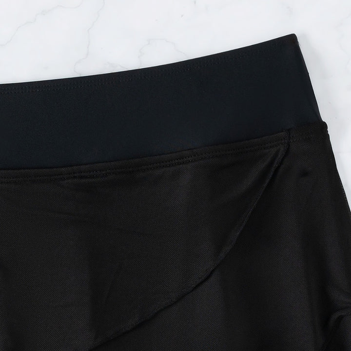 Damen Maxirock aus luftiger Chiffon-Optik mit asymmetrischem Schnitt Echo Archiv