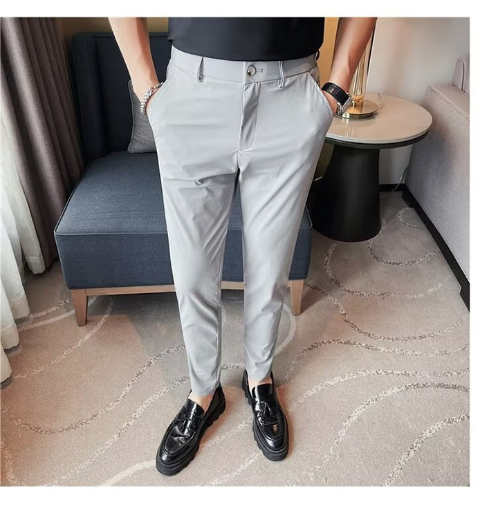 Herren Elegante Slim-Fit Hose Echoarchiv