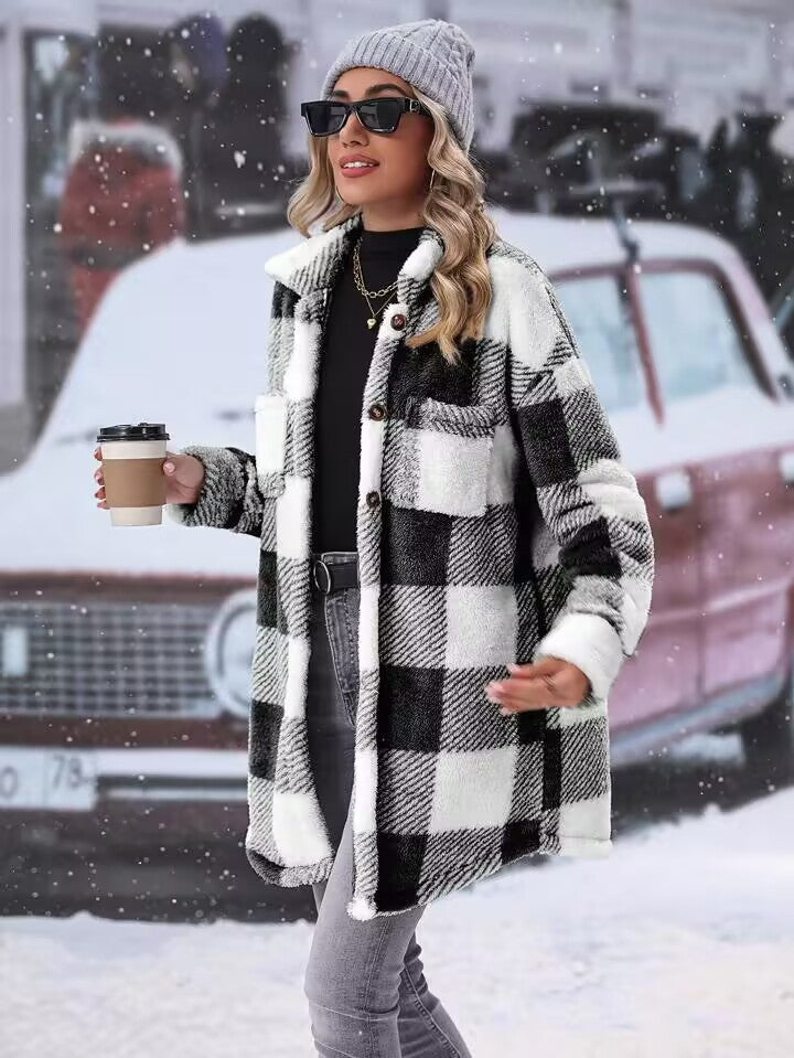 Damen Flanell-Winterjacke Echoarchiv