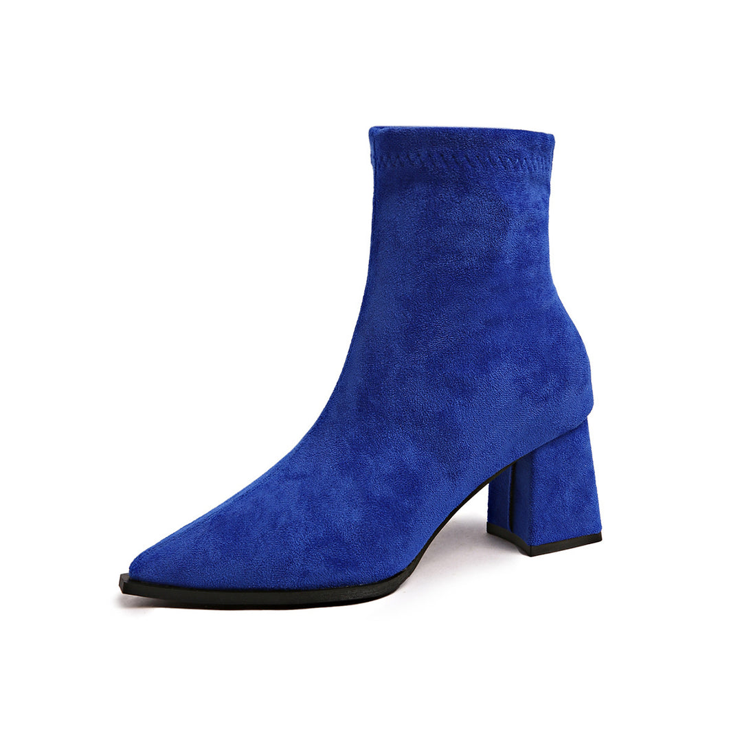 Damen Elegante und modische Stiefeletten mit blockierendem Absatz Echo Archiv