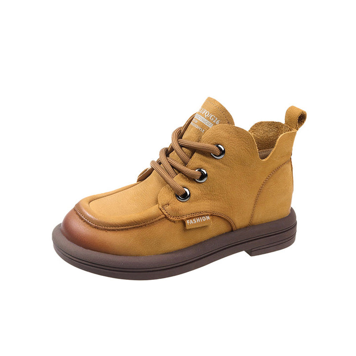 Damen nan modische Schnür-Ankleboots im Mokassin-Look mit weichem Veloursinnenfutter und stoßdämpfender Leichtsohle Echo Archiv