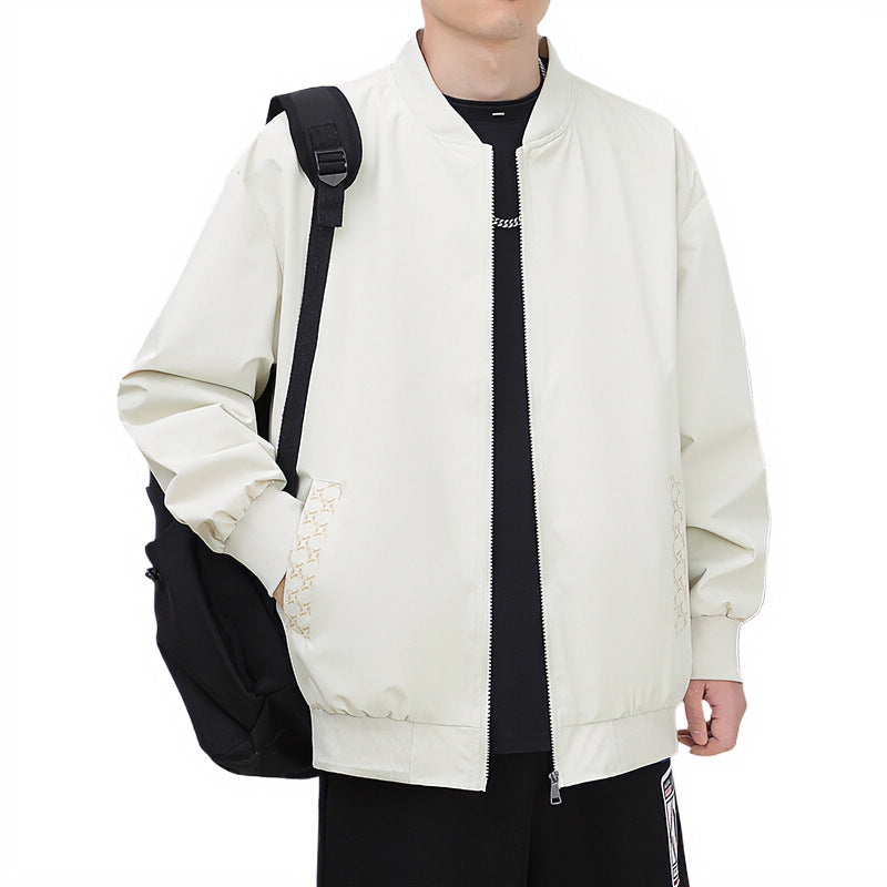 Herren Modische Übergangsjacke mit seitlichen Reißverschlüssen Echo Archiv