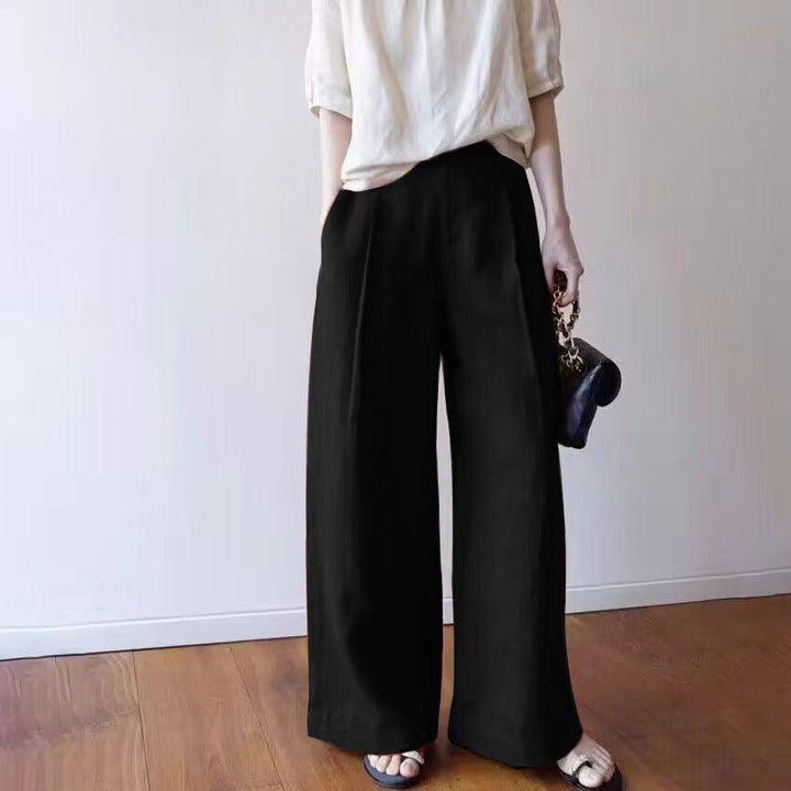 Damen Weite Leinenhose Echoarchiv
