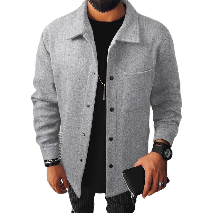 Herren lässige und stilvolle Flanelljacke Echoarchiv