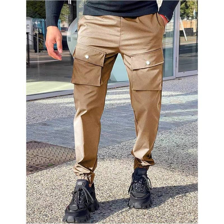 Herren Cargo-Hose mit vielen Taschen und elastischem Abschluss Echoarchiv