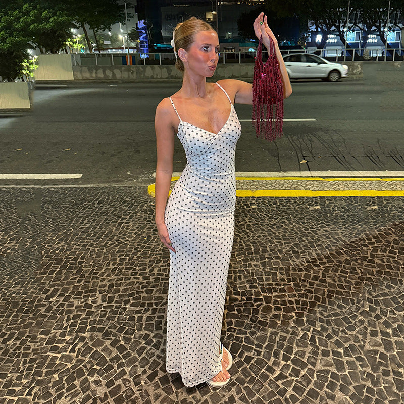 Damen elegantes Wickelkleid mitseitlichem Schlitz und dekorativen Rüschen Echo Archiv