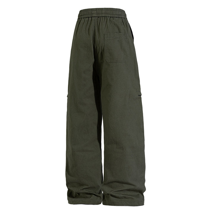 Herren Weite Cargo-Jogginghose im Baggy‑Schnitt mit Kordelbund & Mehrfachtaschen Echoarchiv