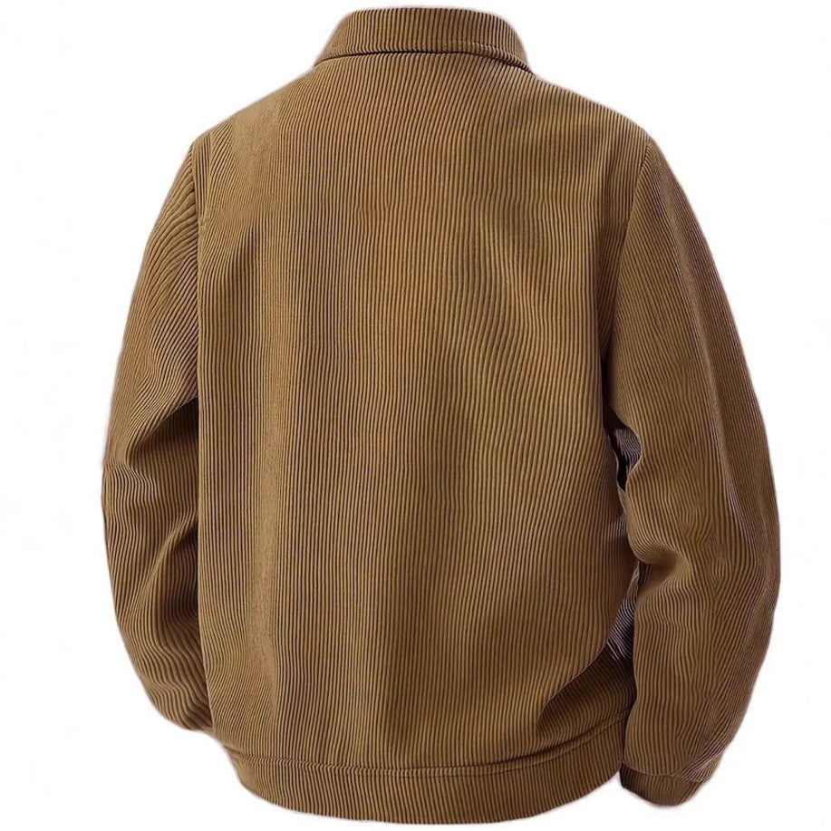 Herren nan Cordjacke im klassischen Arbeiterjacken-Schnitt mit Druckknöpfen und Brusttaschen Echo Archiv