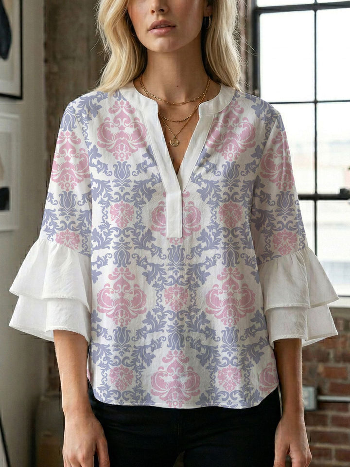 Damen Bluse mit wunderschönen floralem Design Echo Archiv
