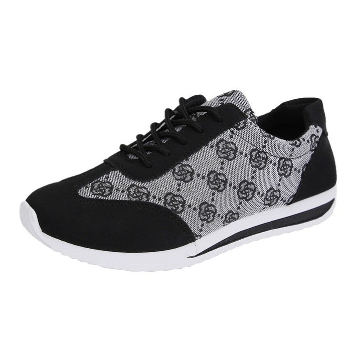 Damen nan leichte Jacquard Freizeitsneaker mit gepolstertem Komfortfußbett Echo Archiv