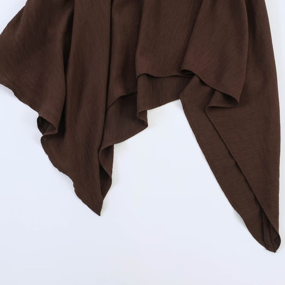 Damen asymmetrisches Kleid mit eleganter Drapierung Echo Archiv