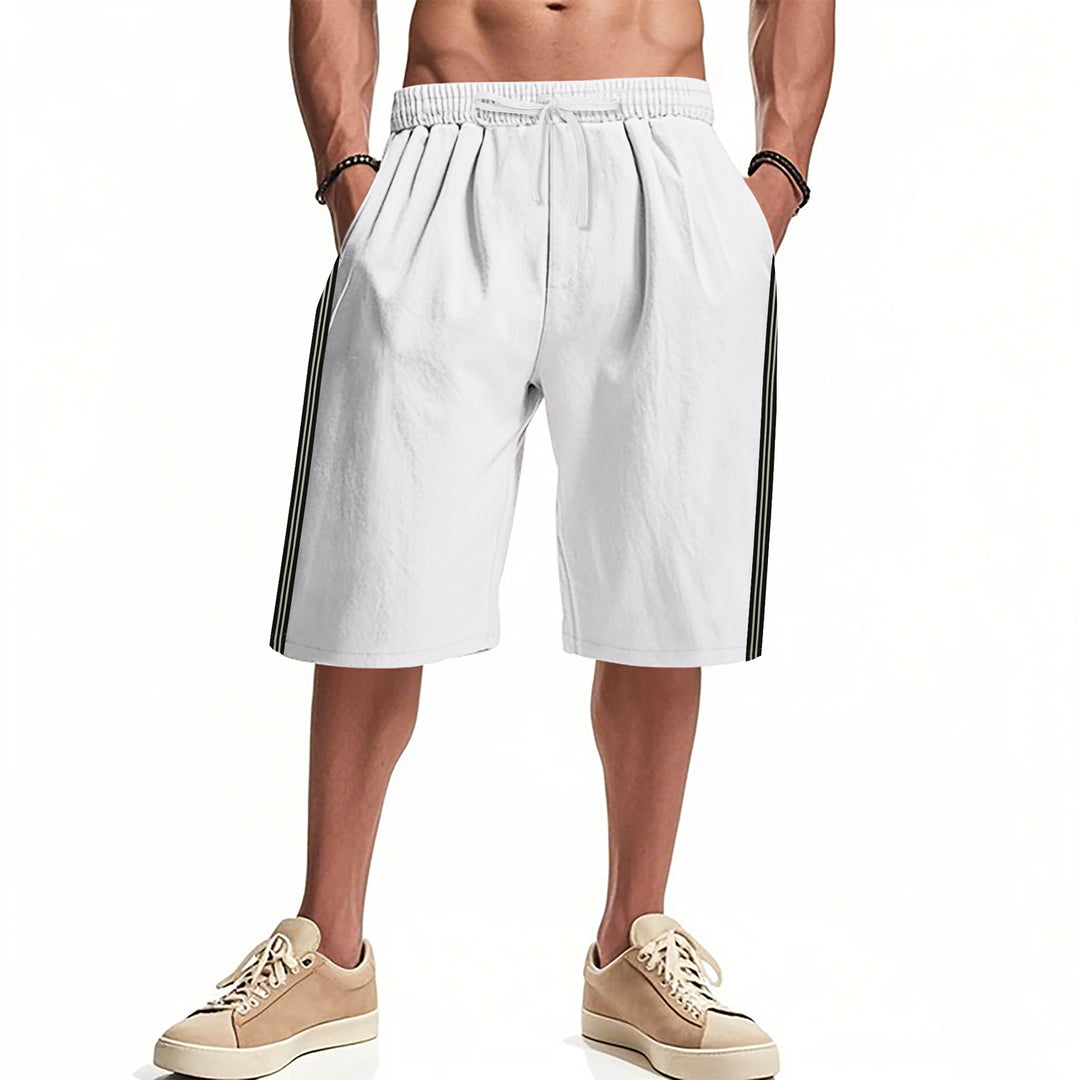 Herren lässige Sportshorts mit seitlichen Streifen Echoarchiv
