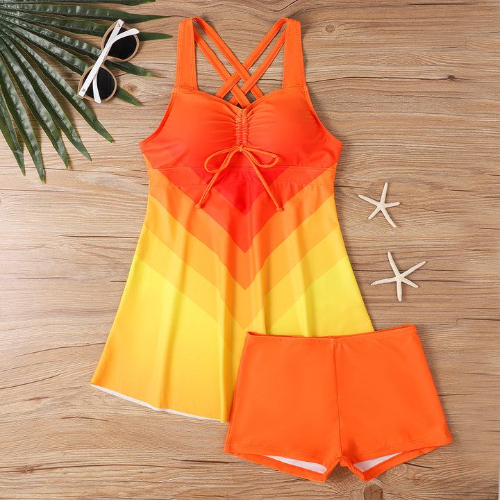Damen Tankini-Oberteil mit Shorts Echo Archiv