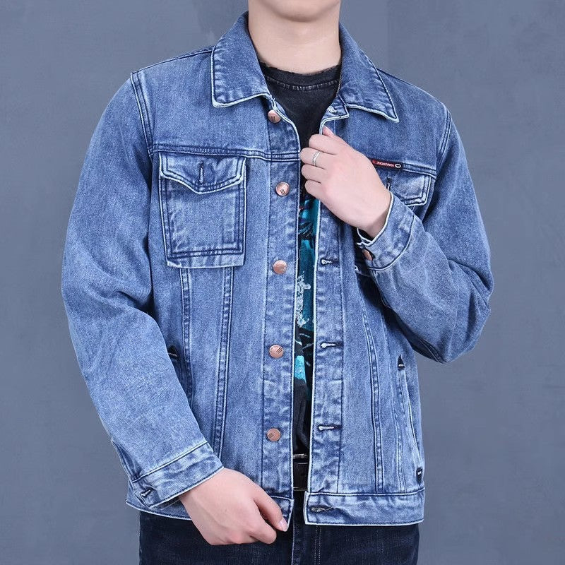 Herren Klassische Denimjacke Echoarchiv