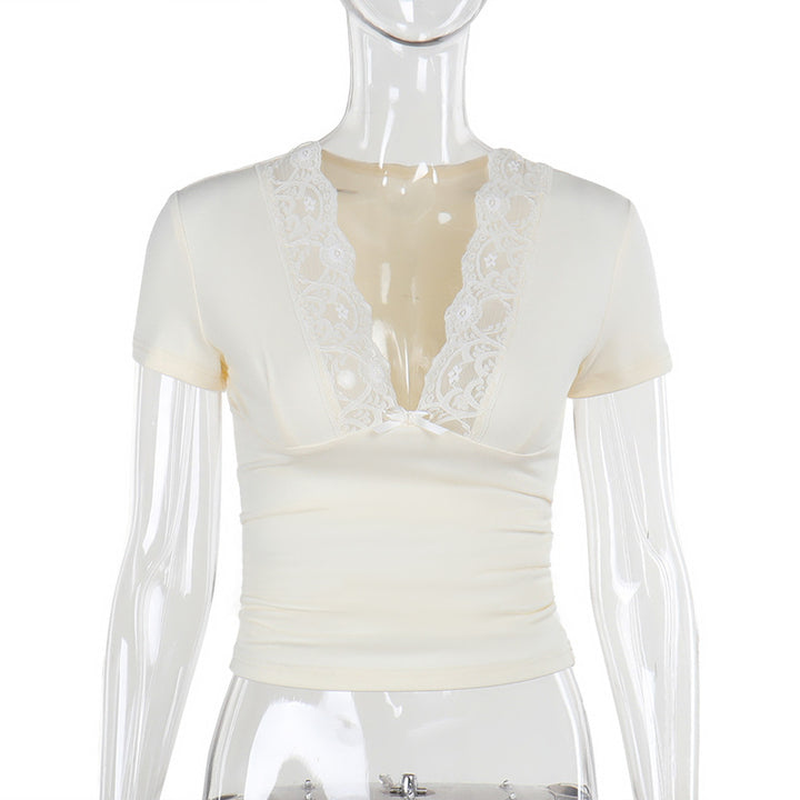 Damen elegantes Spitzenoberteil Echo Archiv
