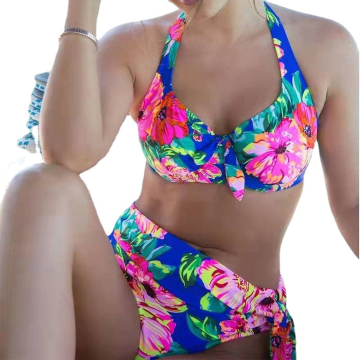 Damen Bikini-Set mit sportlichem Oberteil und verstellbarem Höschen Echo Archiv
