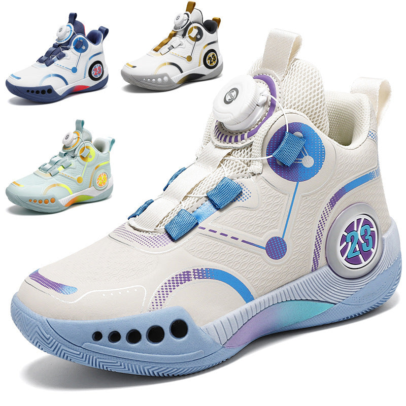 Unisex Futuristische City-Sneaker mit Drehmechanik-Verschluss, gepolsterter Fersenstütze und gedämpfter Wabensohle Echoarchiv