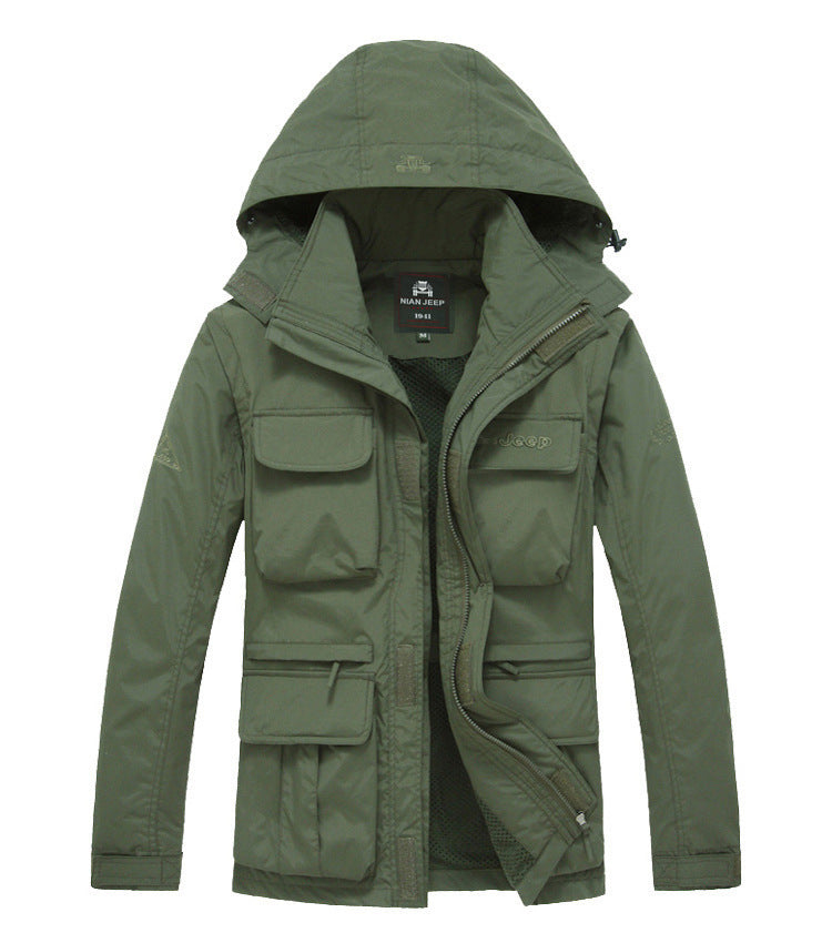 Herren Funktionale Outdoorkombination Jacke Echo Archiv