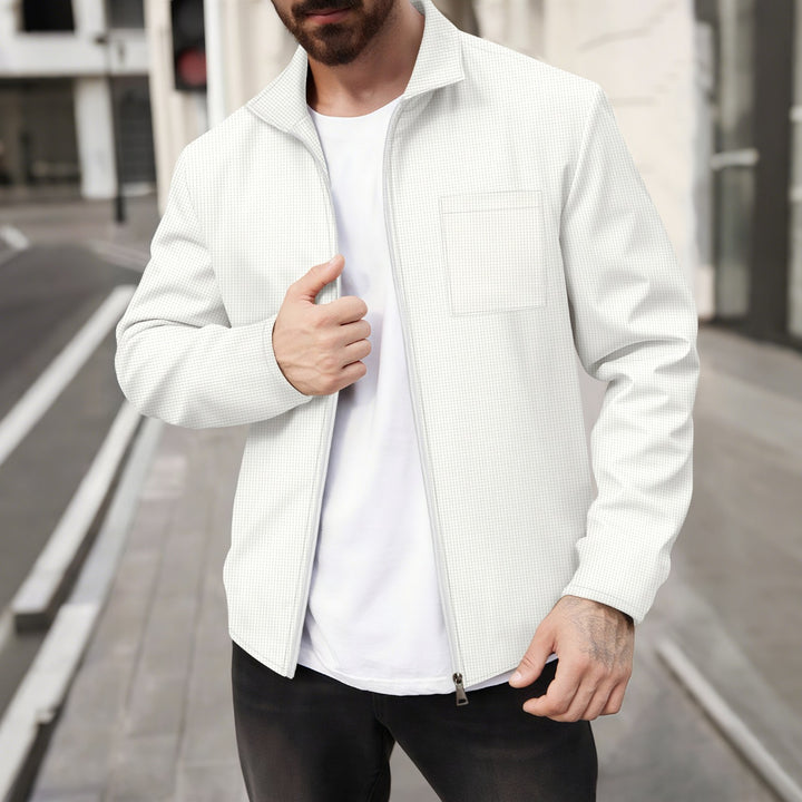 Herren modische Jacke mit strukturiertem Design Echoarchiv