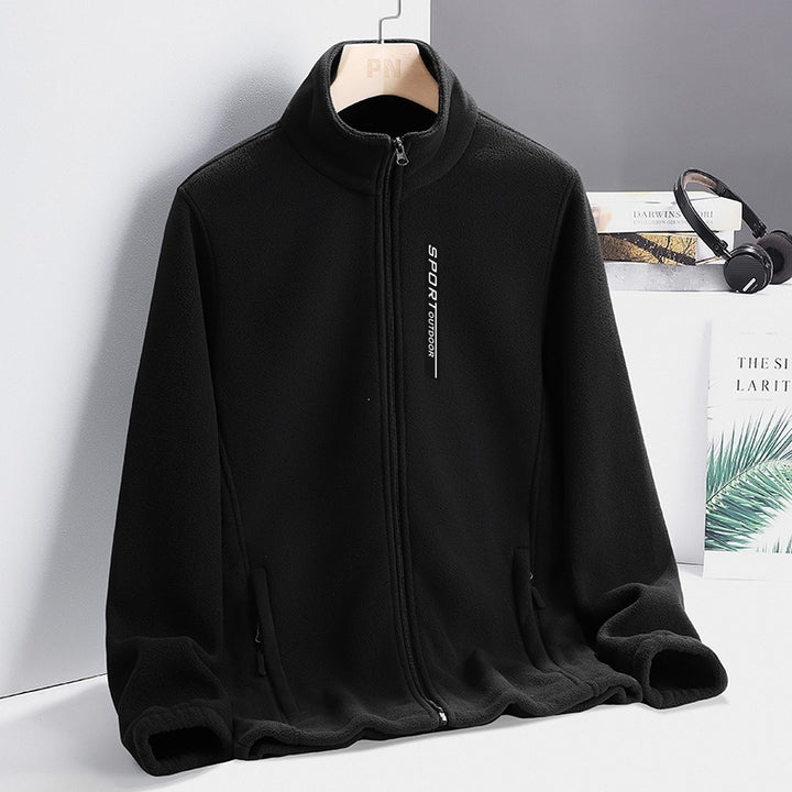 Herren Sportliche Fleecejacke Echo Archiv