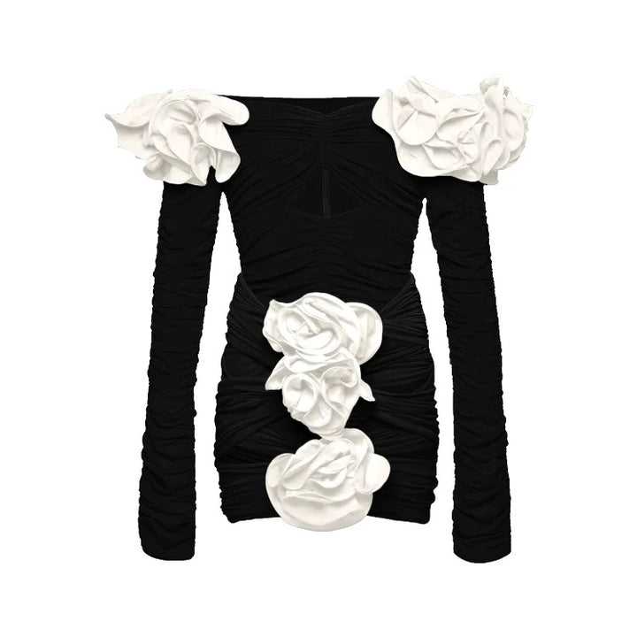 Damen Einteiler Badeanzug mit voluminösen Blumenapplikationen Echo Archiv