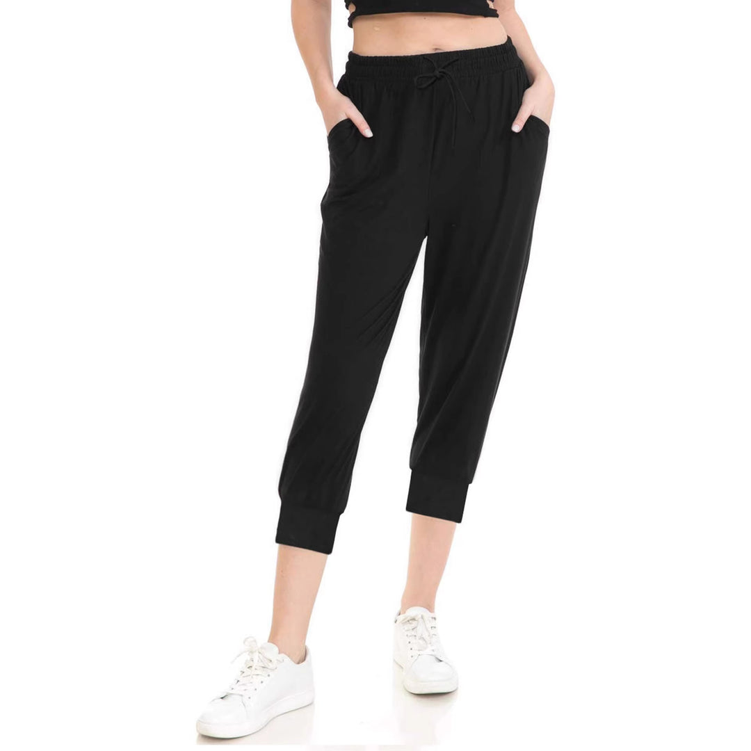 Damen Atmungsaktive Ankle-Joggerhose mit Kordelzug und Eingrifftaschen echoarchiv-