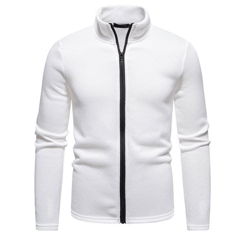 Herren Fleecejacke mit hohem Kragen und praktischem Reißverschluss Echoarchiv