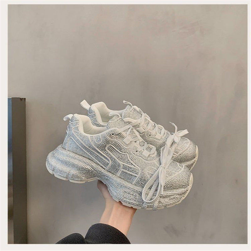 Damen Statement‑Sneaker mit strukturiertem Netz‑Mesh, überhöhter Plateau‑Sohle und gepolstertem Komfortfutter Echo Archiv