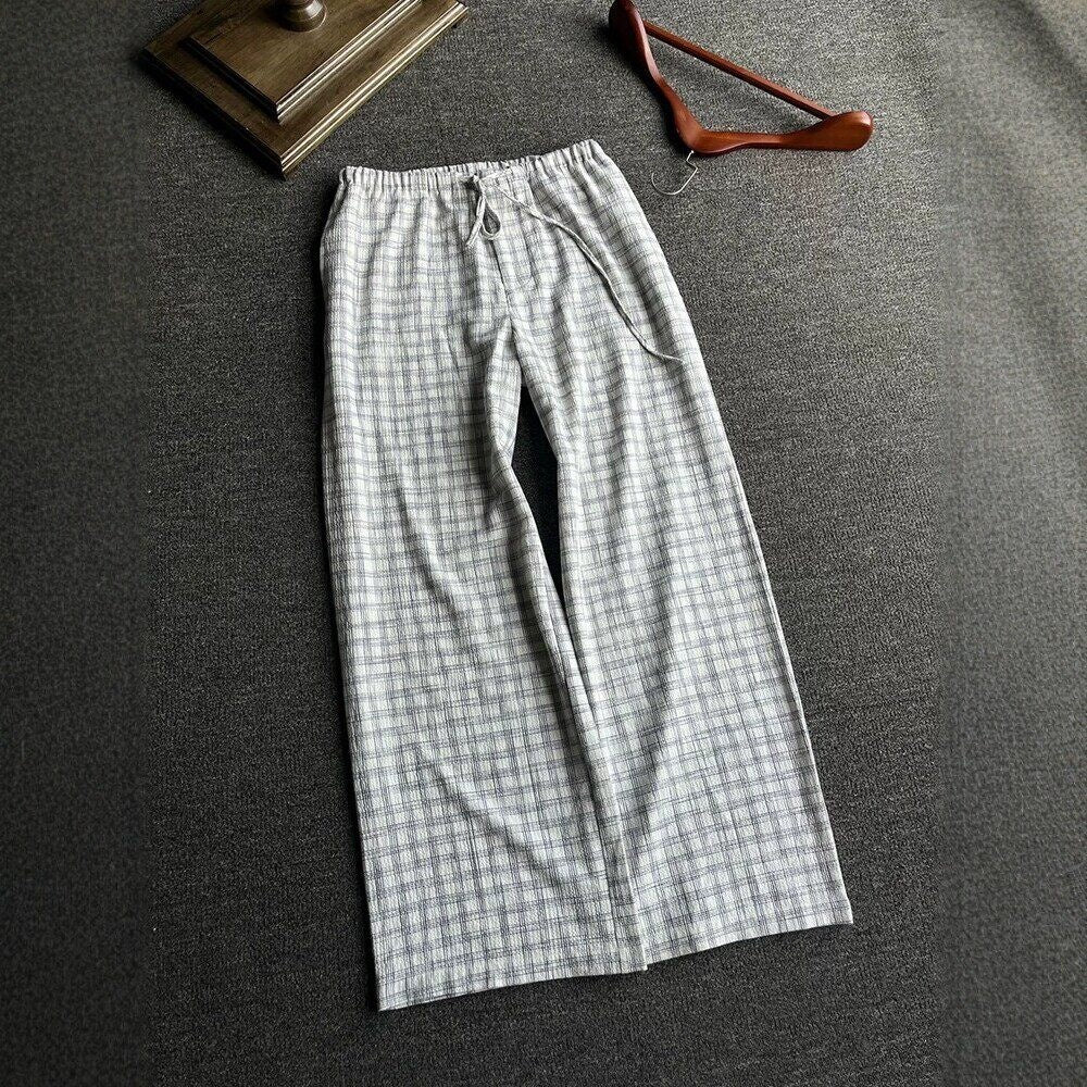 Herren Lässige Karierte Freizeithose Echoarchiv