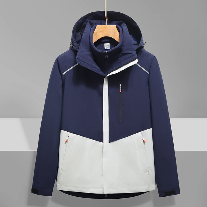 Herren Softshell-Outdoorjacke mit Kapuze, wind- und wasserdicht Echo Archiv