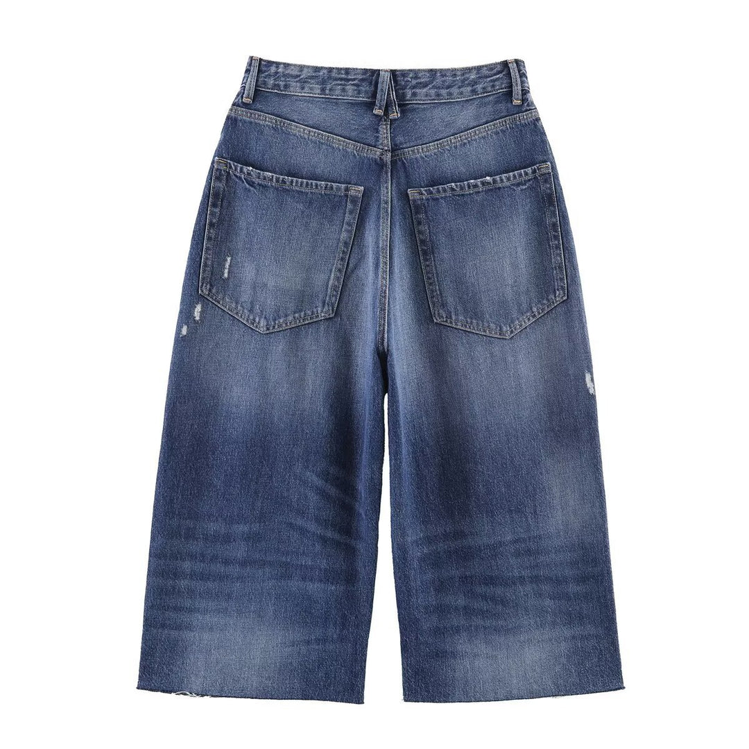 Damen weit geschnittene Jeans im lässigen Destroyed-Design Echo Archiv