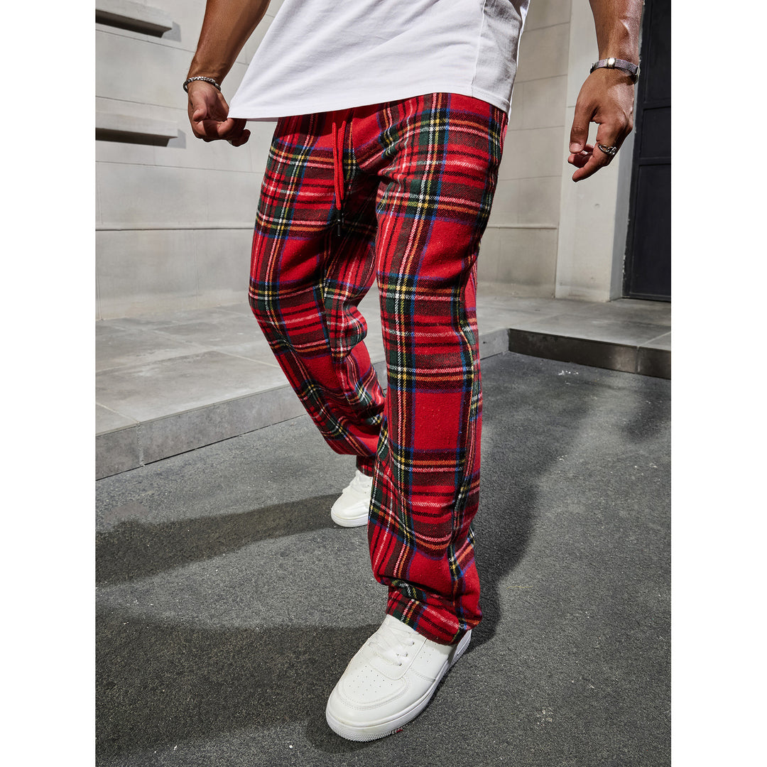 Herren Karierte Freizeithose Echo Archiv