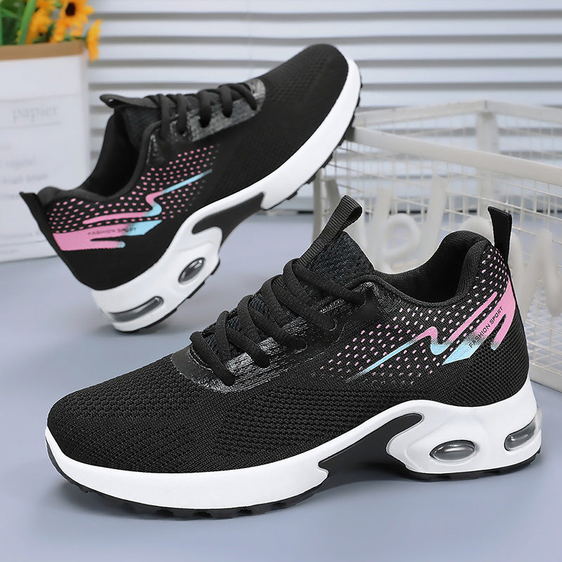 Damen Sportliche Luftpolster Sneakers mit atmungsaktivem Mesh-Obermaterial Echo Archiv