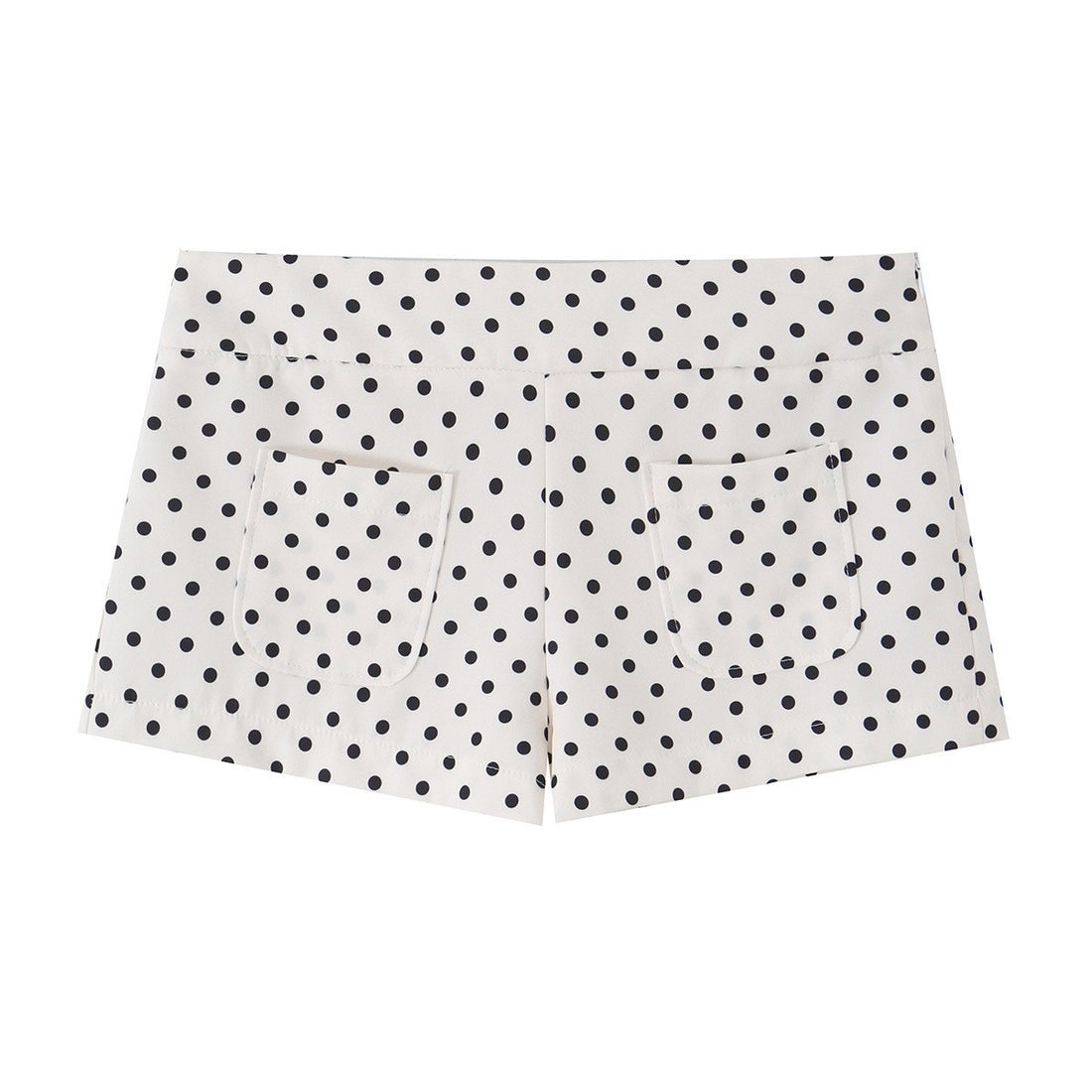 Damen Bluse mit Stehkragen, Taillengürtel und Brusttaschen Echo Archiv