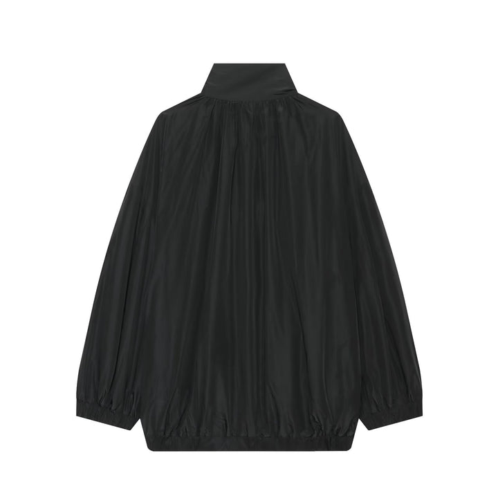 Damen Oversize Regenblouson im Cocoon‑Schnitt mit hohem Stehkragen und elastischem Saum Echo Archiv