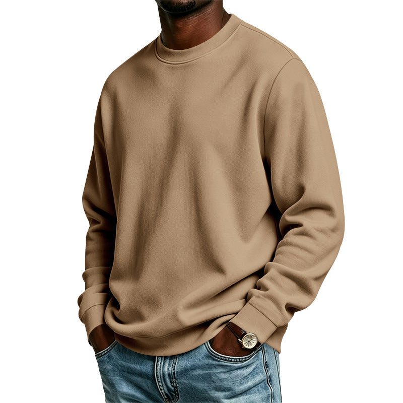 Herren Oversize-Sweatshirt mit Rundhalsausschnitt, weicher French-Terry und Rippbündchen Echoarchiv