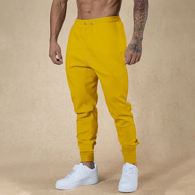 Herren lässige Sportpants mit elastischem Bund und seitlichen Taschen Echoarchiv