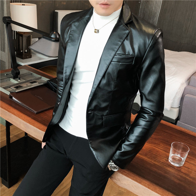 Herren Eleganter Blazer mit schmaler Passform Echoarchiv