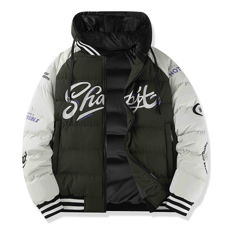 Herren Sportliche Steppjacke mit hohem Kragen und Reflektierenden Details Echo Archiv