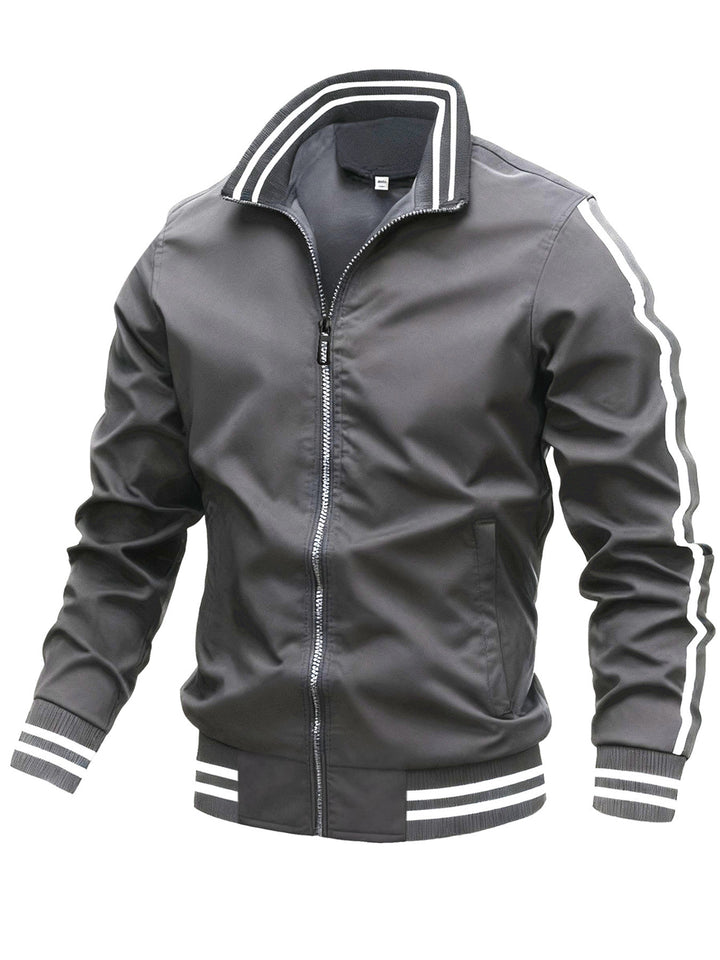 Herren Modische Bomberjacke Echo Archiv