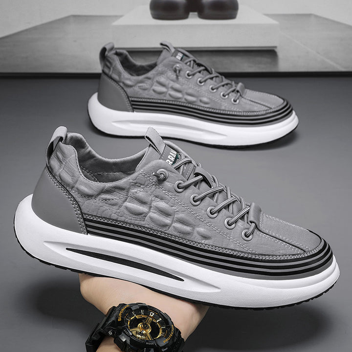 Herren Urbaner Chunky-Sneaker mit gestreifter Zwischensohle und gepolsterter Fersenkappe Echoarhiv