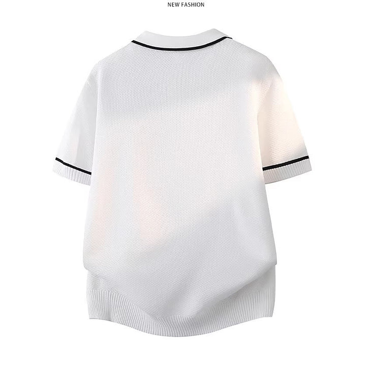 Herren Elegantes Poloshirt mit kontrastierenden Akzenten Echo Archiv