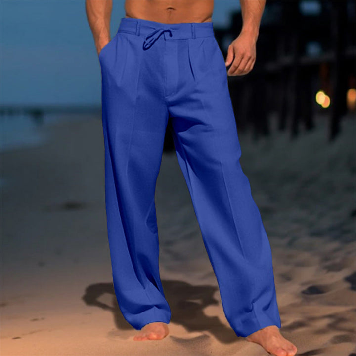 Herren Elegante Chinohose mit Lockerer Passform Echoarchiv