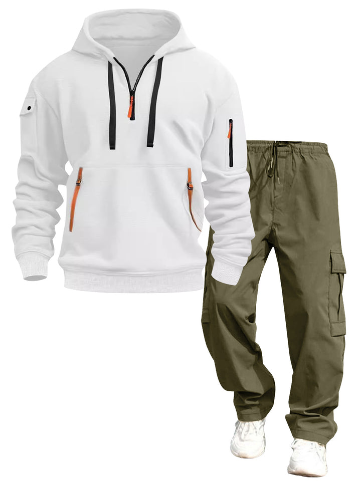 Herren lässiger Kapuzenpullover und Jogginghose Echo Archiv