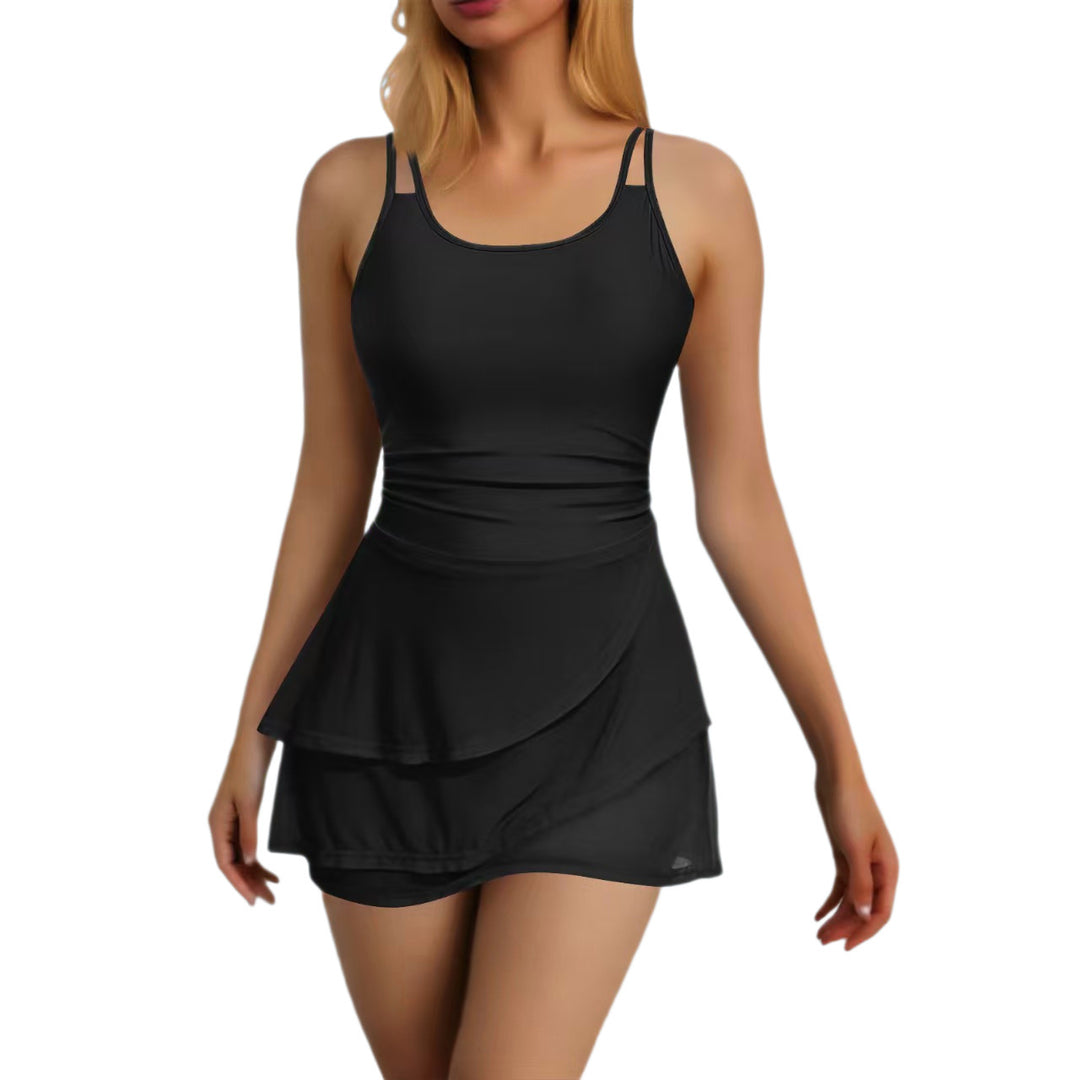 Damen Sportliches Schwimmdress mit elegantem Rock Echo Archiv