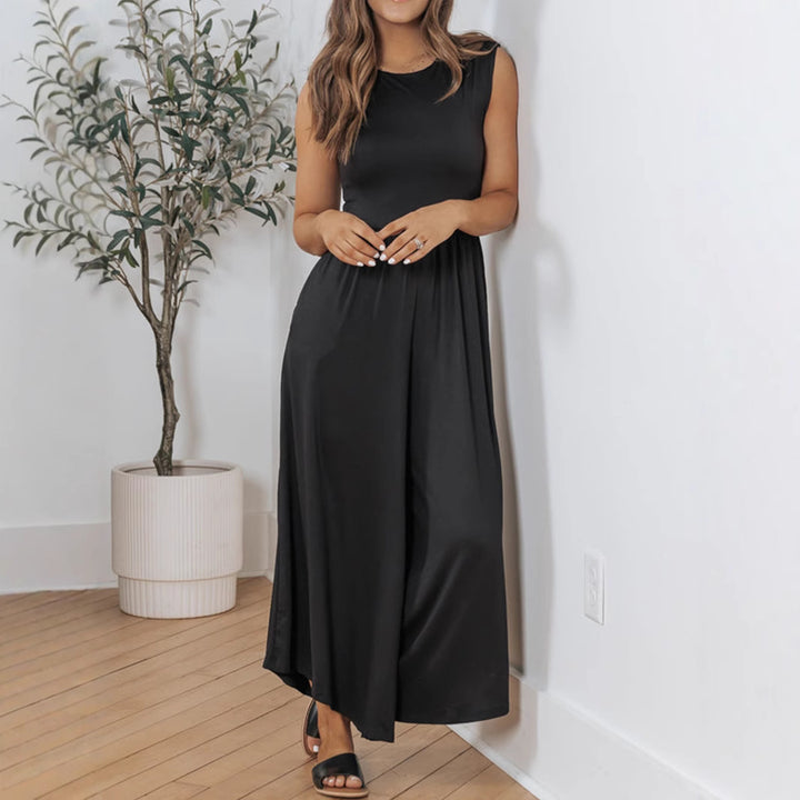 Damen Elegantes Maxikleid mit fließendem Schnitt Echo Archiv