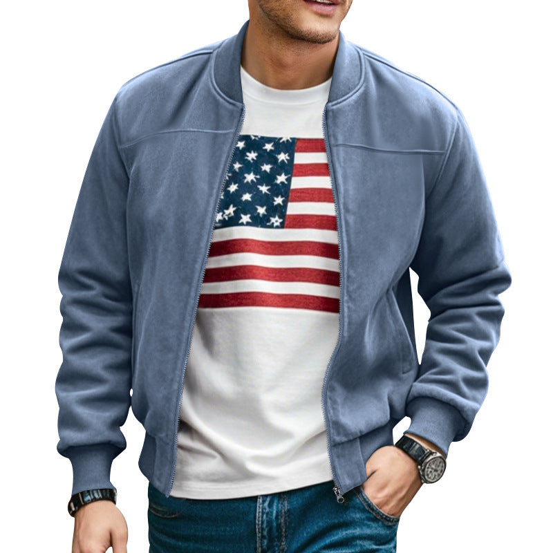 Herren stylische Bomberjacke mit praktischen Taschen und weichem Innenfutter Echoarchiv